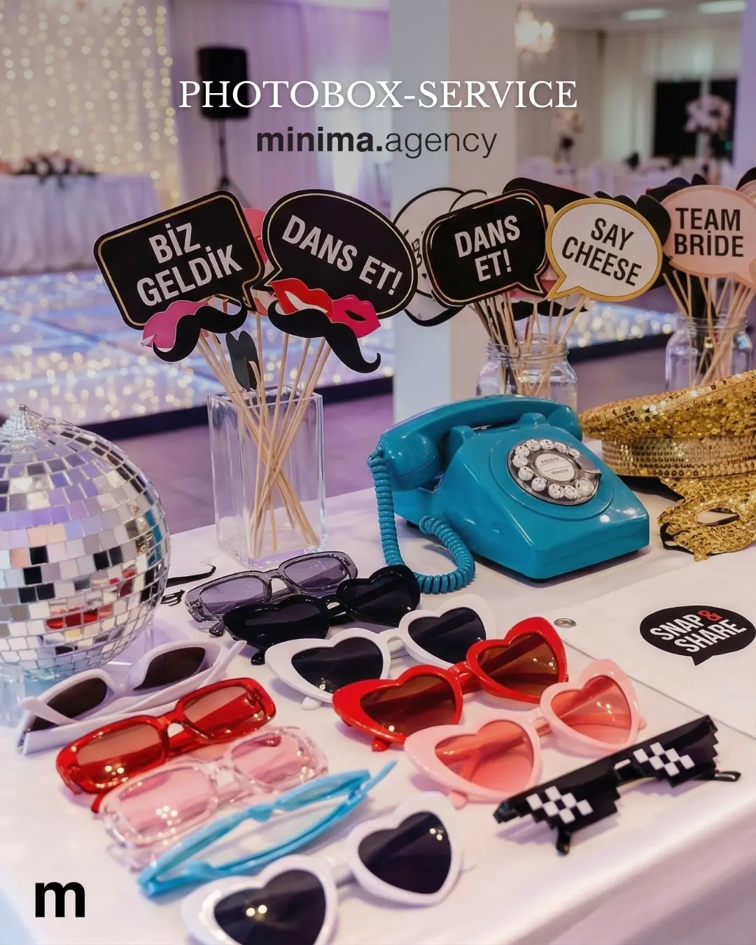 Minima Agency captures your event with photo & video. "Less is More" — clear, emotional, artistic storytelling.