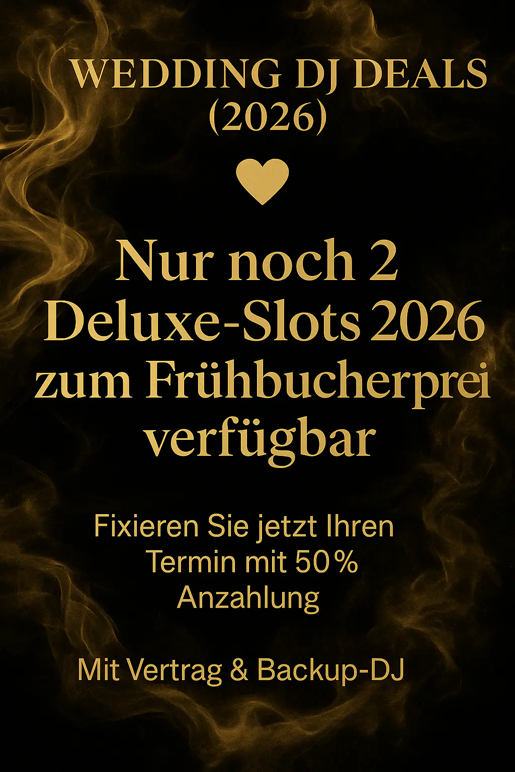Professioneller Hochzeits-DJ mit Premium Sound, Lichttechnik, Moderation & individueller Musikplanung.