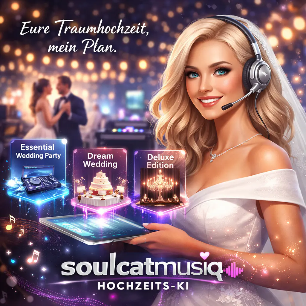 Professioneller Hochzeits-DJ mit Premium Sound, Lichttechnik, Moderation & individueller Musikplanung.